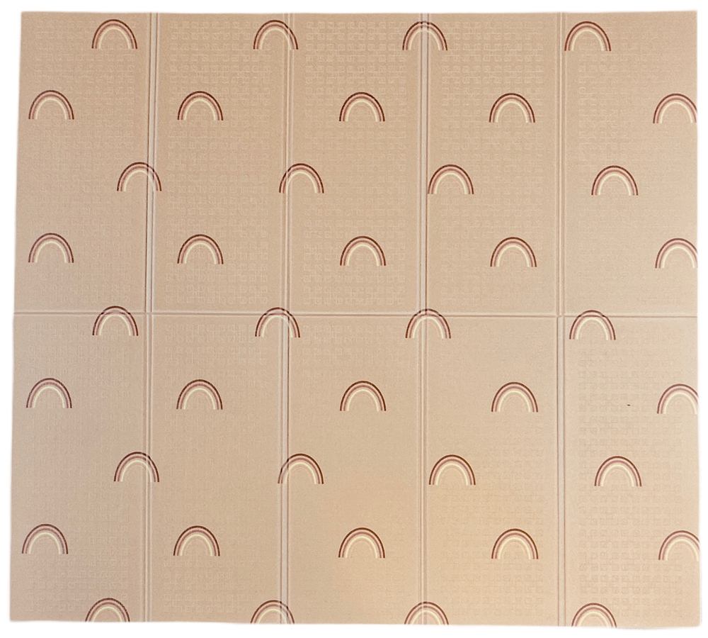 
                  
                    Tapete para bebé Plegable Reversible Doble Vista, Extra Grande 180 x 200 cm (Arcoiris/Puntitos)
                  
                